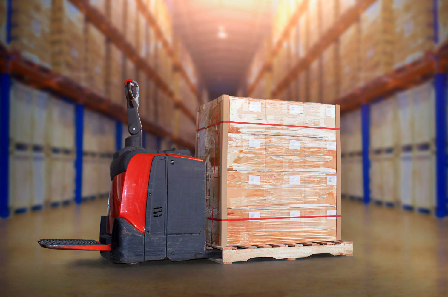 electric-forklift-pallet-jack-with-packaging-boxes-stacked-pallet-distribution-supplies-warehous
